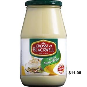 Mayonnaise Crosse & Blackwell Tangy 750g