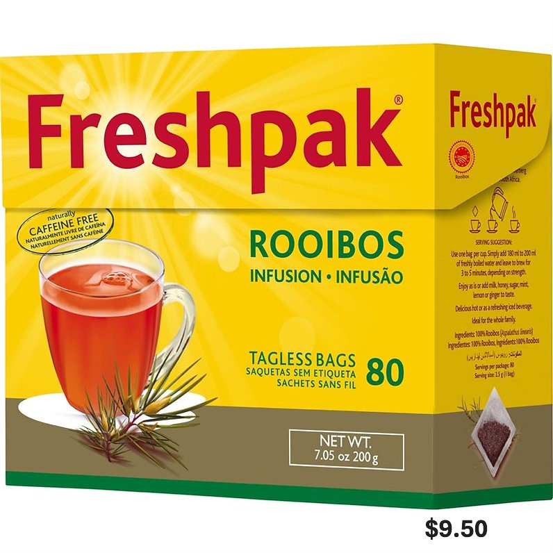 Freshpak Rooibos Tea 80's