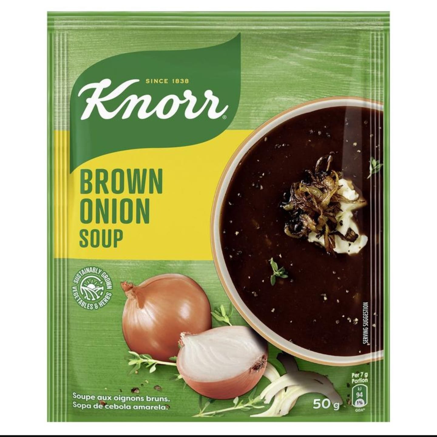 Soup Powder Brown Onion Knorr - 50g